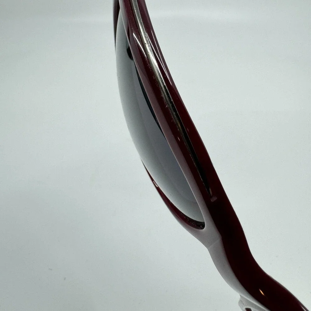 Ellen Tracy Sagitta Burgundy Sunglasses Red Full Rim 120‎ H10117
